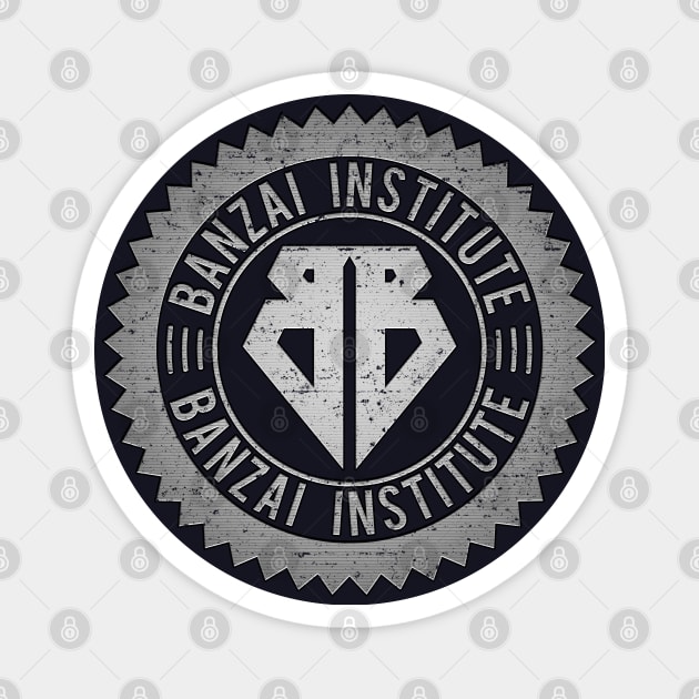 Banzai Institute [Steel/Worn] Magnet by Roufxis